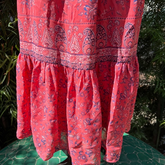 Joie dress color Strawberry, 100% silk - Picture 2 of 11